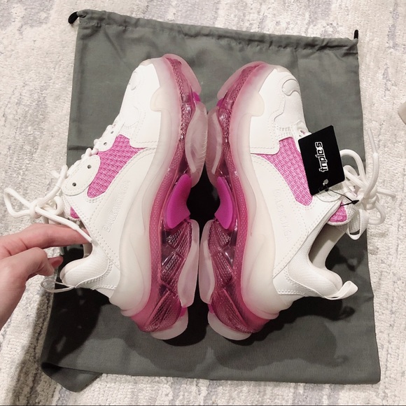 NIB BALENCIAGA Triple S Clear Sole Sneakers 36 - Picture 9 of 14
